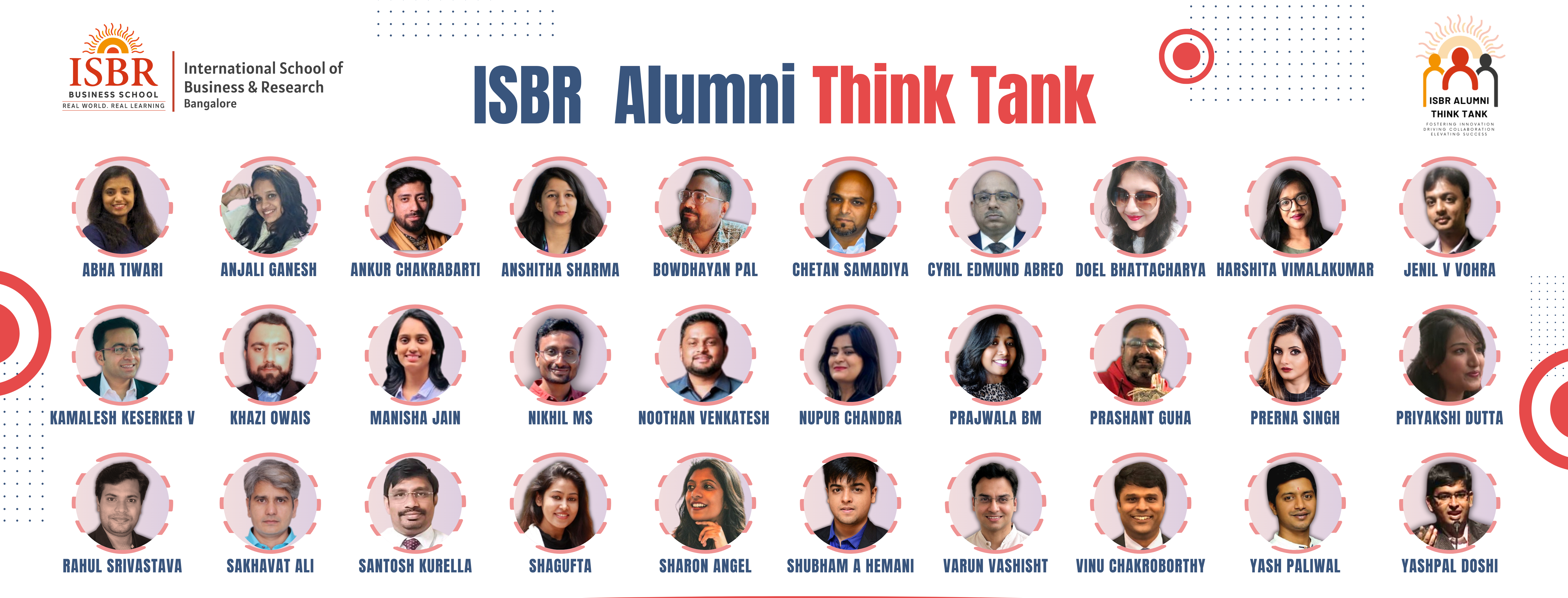 ISBR Alumni Think Tank members collaborating during the strategy session