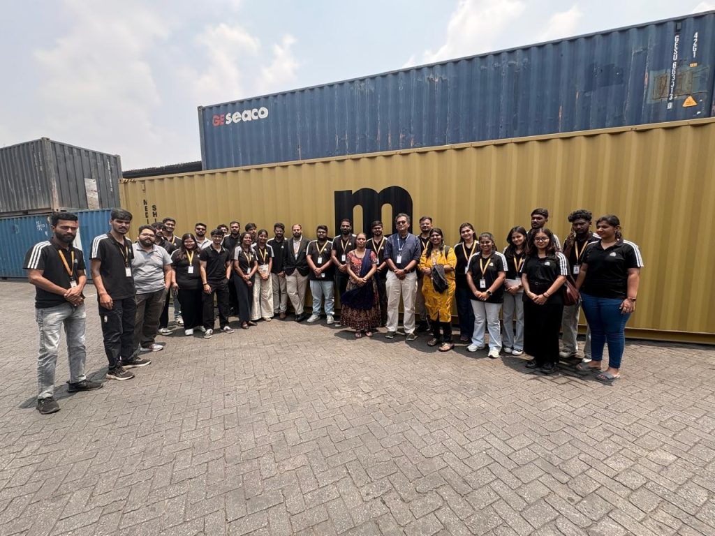 Inland Container Depot operations showing cargo containers and rail logistics in India