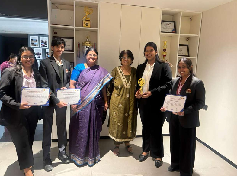 "ISBR College students managing bakery stall at Udyam Utsav 2026.