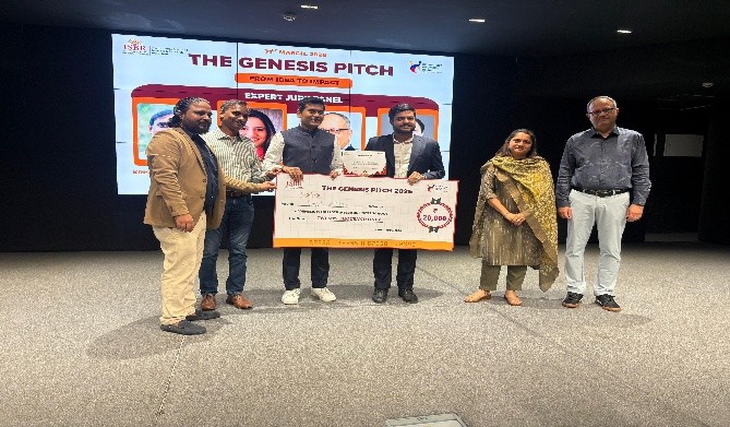 "Students presenting startup ideas at inter college business pitch competition 2026 finale"
