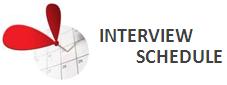 Interivew Schedule details