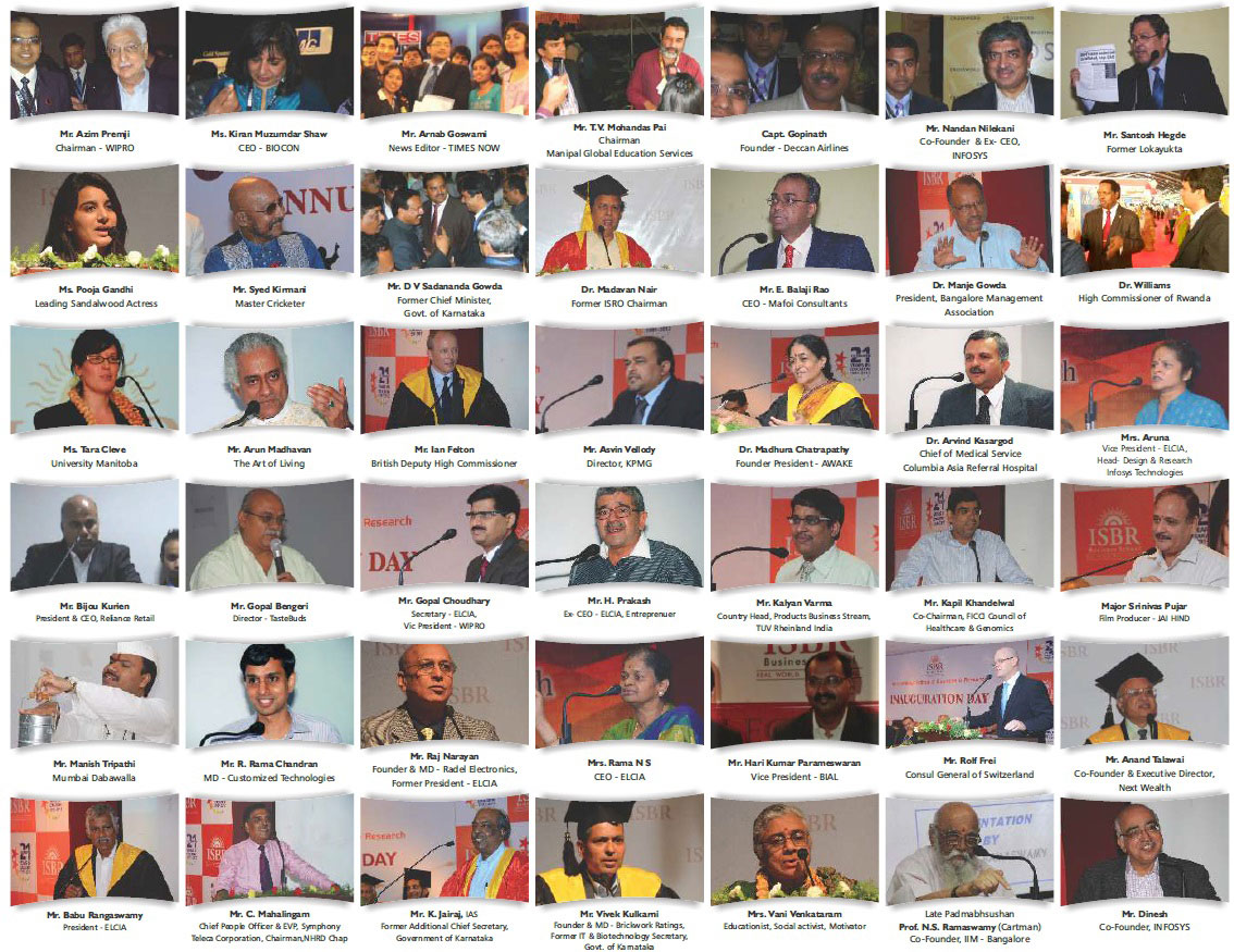 Dignatories Exposure - ISBR Business School
