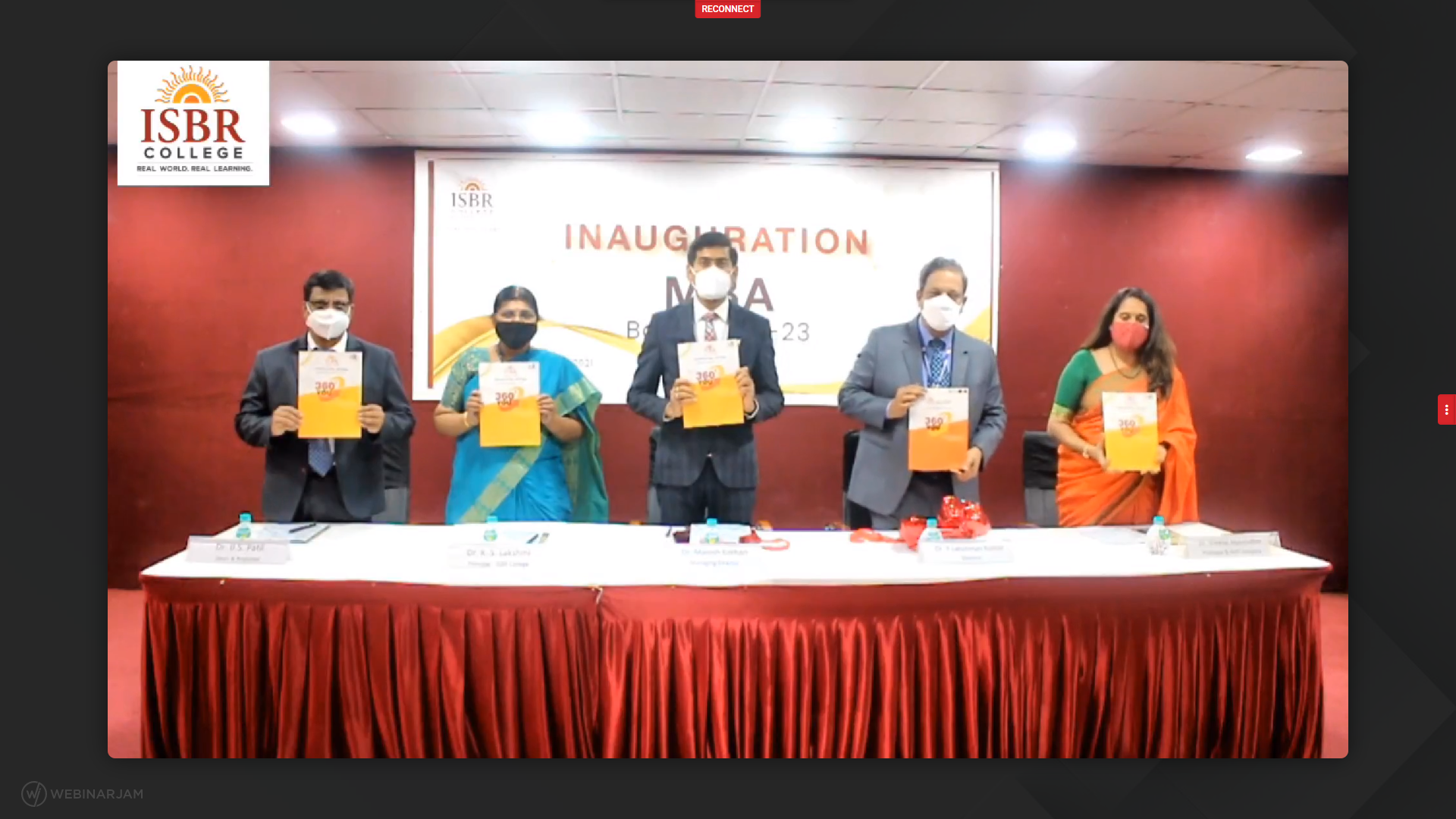 The inaugural ceremony of the new academic session MBA 2021-2023 - ISBR ...