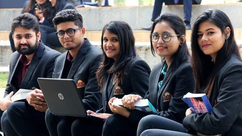 Leadership in Action: ISBR Student Ambassadors 2025–27 during Badge Mounting Ceremony at ISBR Business School.