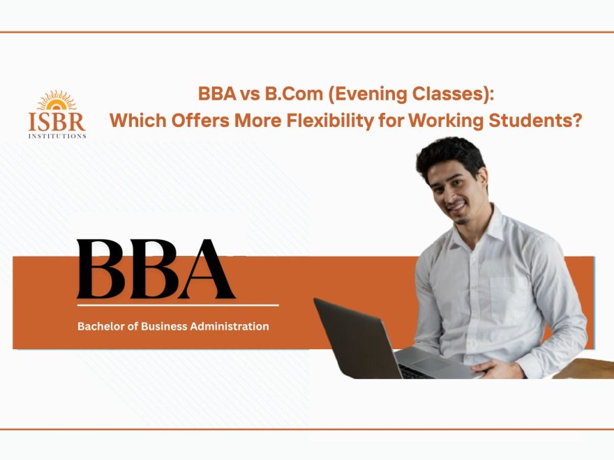 BBA vs B.Com (Evening Classes)