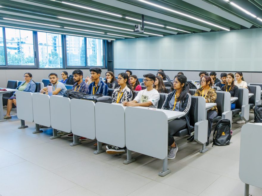 Student sharing Semester Exchange Program Abroad experience at ISBR Business School.