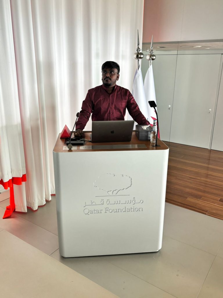 Global youth leadership program showcasing AI leadership education at Discover Qatar in 144 Hours