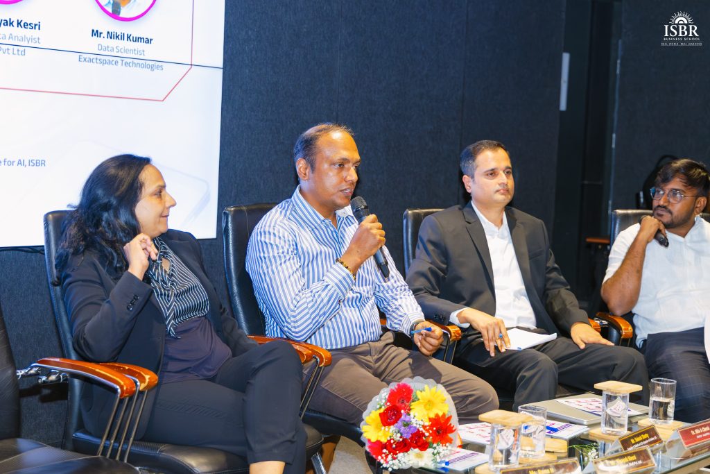 Panel speakers sharing insights on digital transformation and employability in AI era