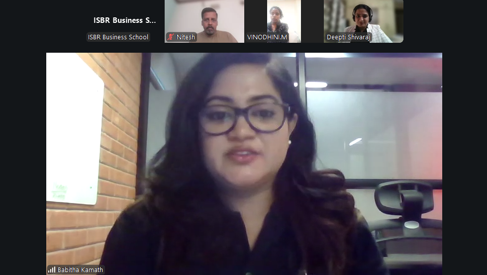 Industry experts discussing structured internship programs at ISBR round table conference