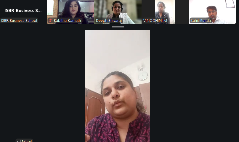 Industry experts discussing structured internship programs at ISBR round table conference