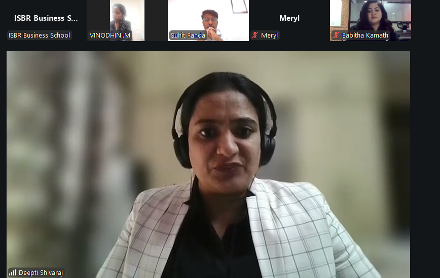 Industry experts discussing structured internship programs at ISBR round table conference