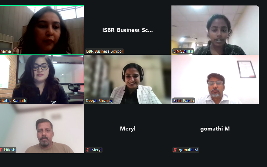 Students engaging in internship learning experience with corporate mentors