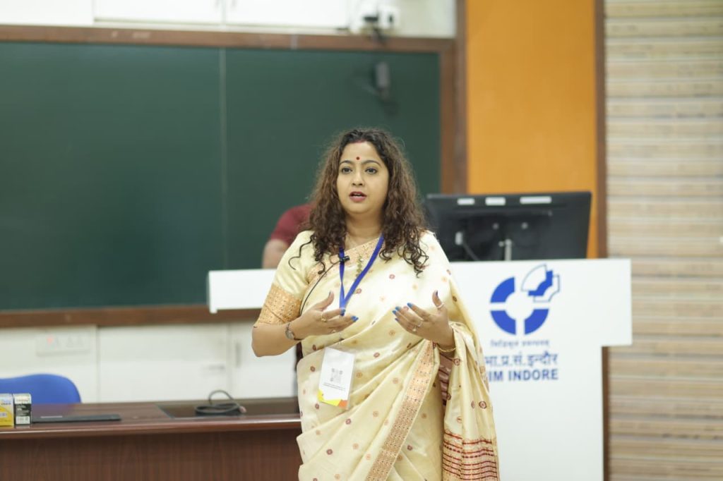 Prof. Rupa Chatterjee Das presenting research at CERE 2026