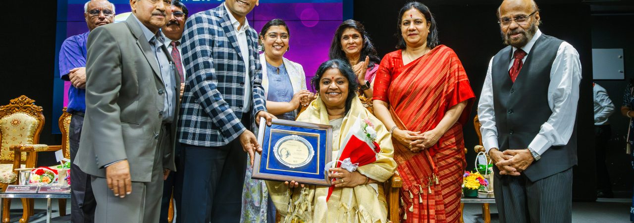 Classical vocalist Dr. Sangeeta Katti honoured at Abhinandana 2026 for her contribution to music and culture.