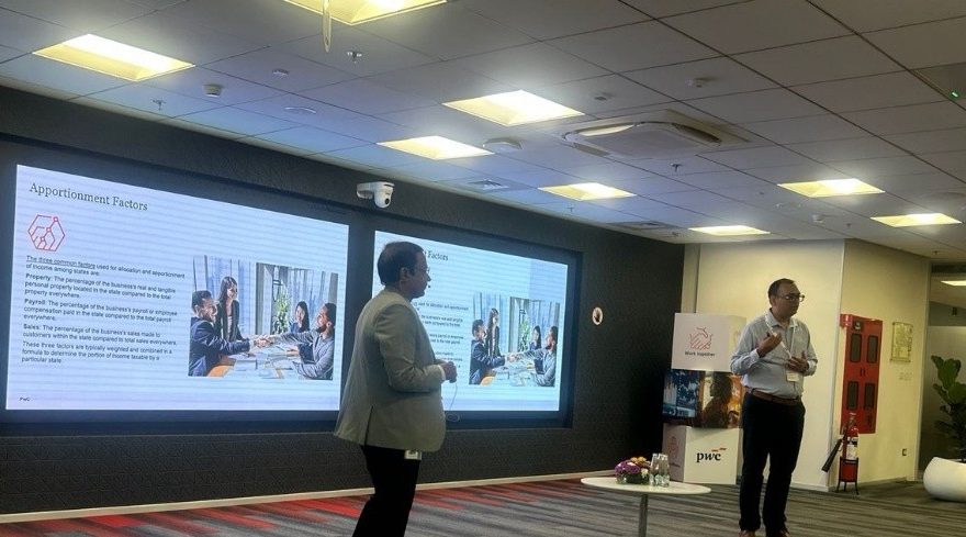 Faculty members attending PwC Tax Faculty Development Program on US Taxation in Bengaluru